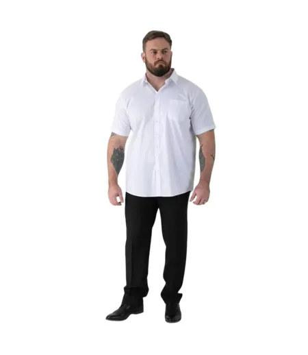 Chemise Manches Courtes Lucas Homme Blanc Duke