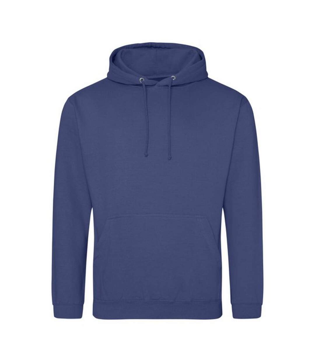 Sweat À Capuche College Adulte Bleu Denim Awdis-1