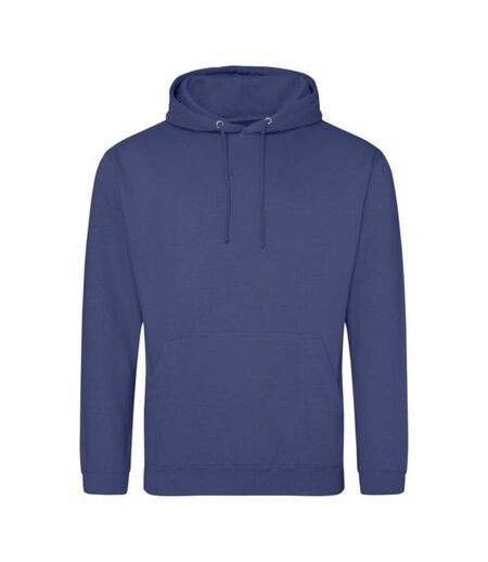 Sweat À Capuche College Adulte Bleu Denim Awdis