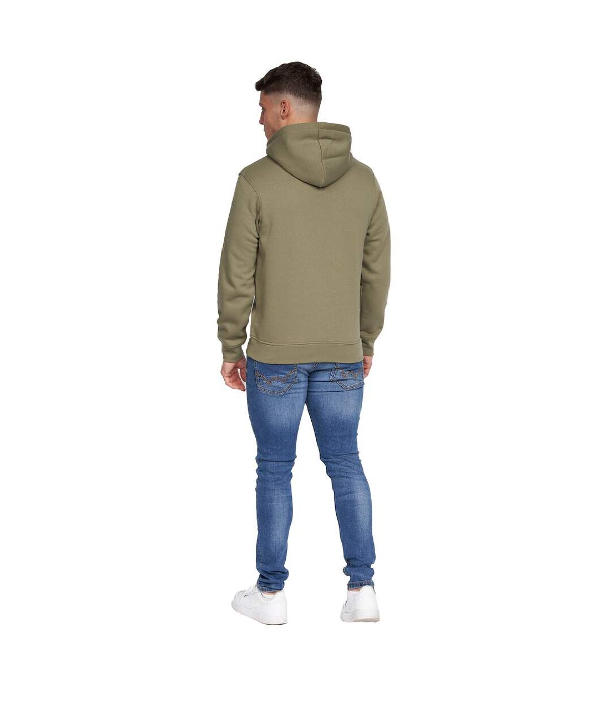 Duck and Cover Mens Quantour Hoodie (Olive)