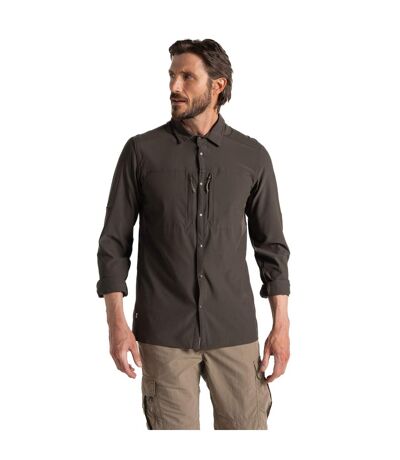 Mens Nosilife Long-sleeved Shirt Woodland Green Craghoppers