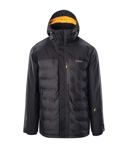 Veste D'hiver Helmir Homme Noir Jaune Orangé Vif Hi-Tec