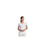 Womens/ladies Authentic Classic T-shirt White Russell-1
