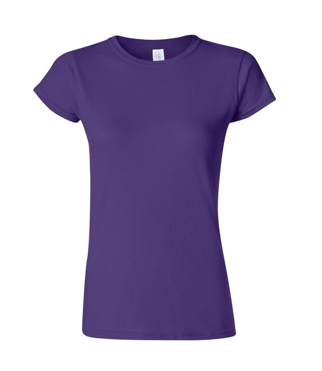 Ladies Soft Style Short Sleeve T-shirt Purple Gildan-1