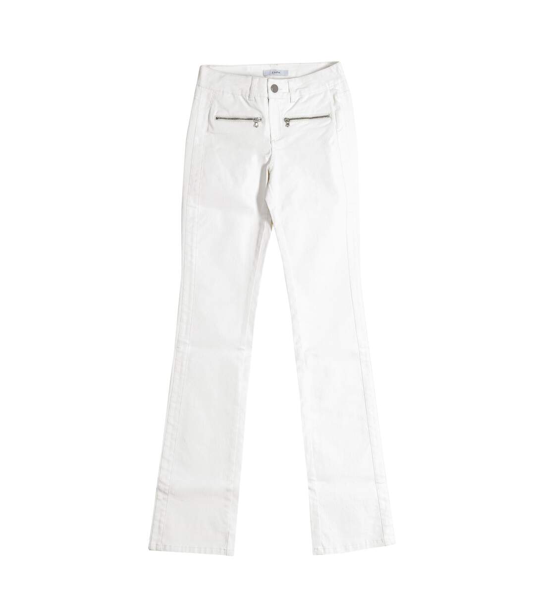 Long trousers with straight cut hems AJEA14-A354 woman-1