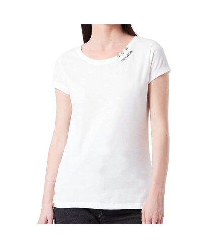 T-shirt Blanc Femme Pepe jeans Ragy - S