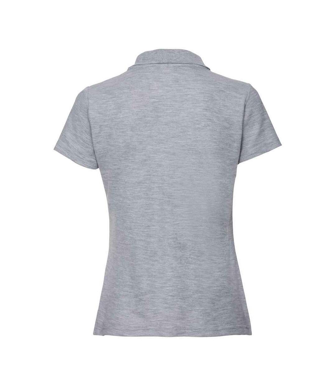 Polo classic femme gris clair oxford Russell