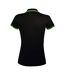 Polo Pasadena Femme Noir Vert Clair SOLS-2