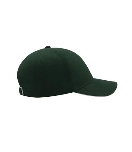 Casquette sandwich en coton épais mixte vert Atlantis