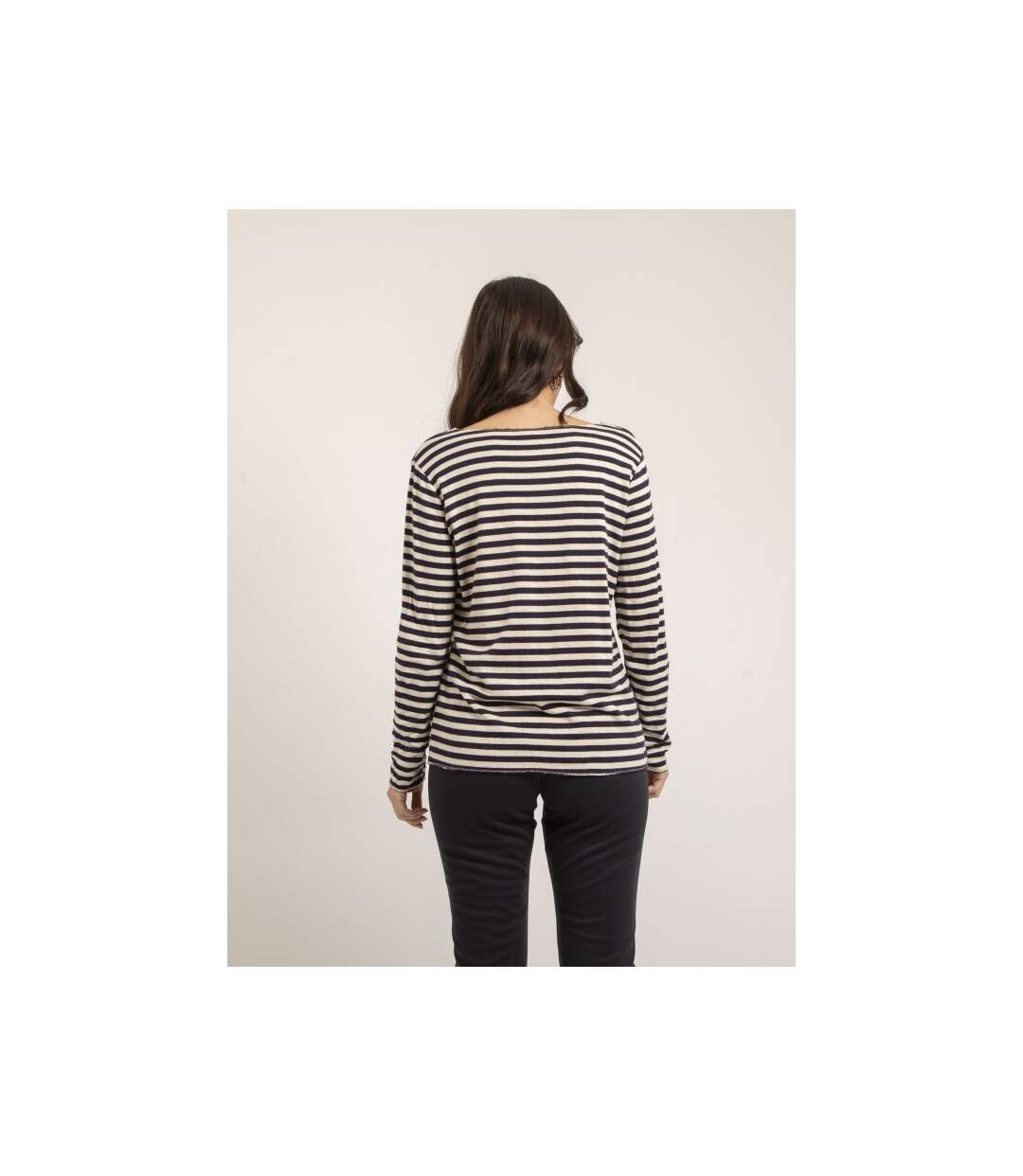 Pull fin rayures KEMILE - Dona X Lisa-2