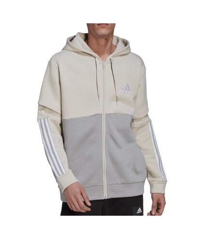 Sweat Beige Homme Adidas M Cb Fz Hd - XL