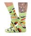 Pack Of 6  Unisex Adult Sushi Socks  Multicoloured Floso-2