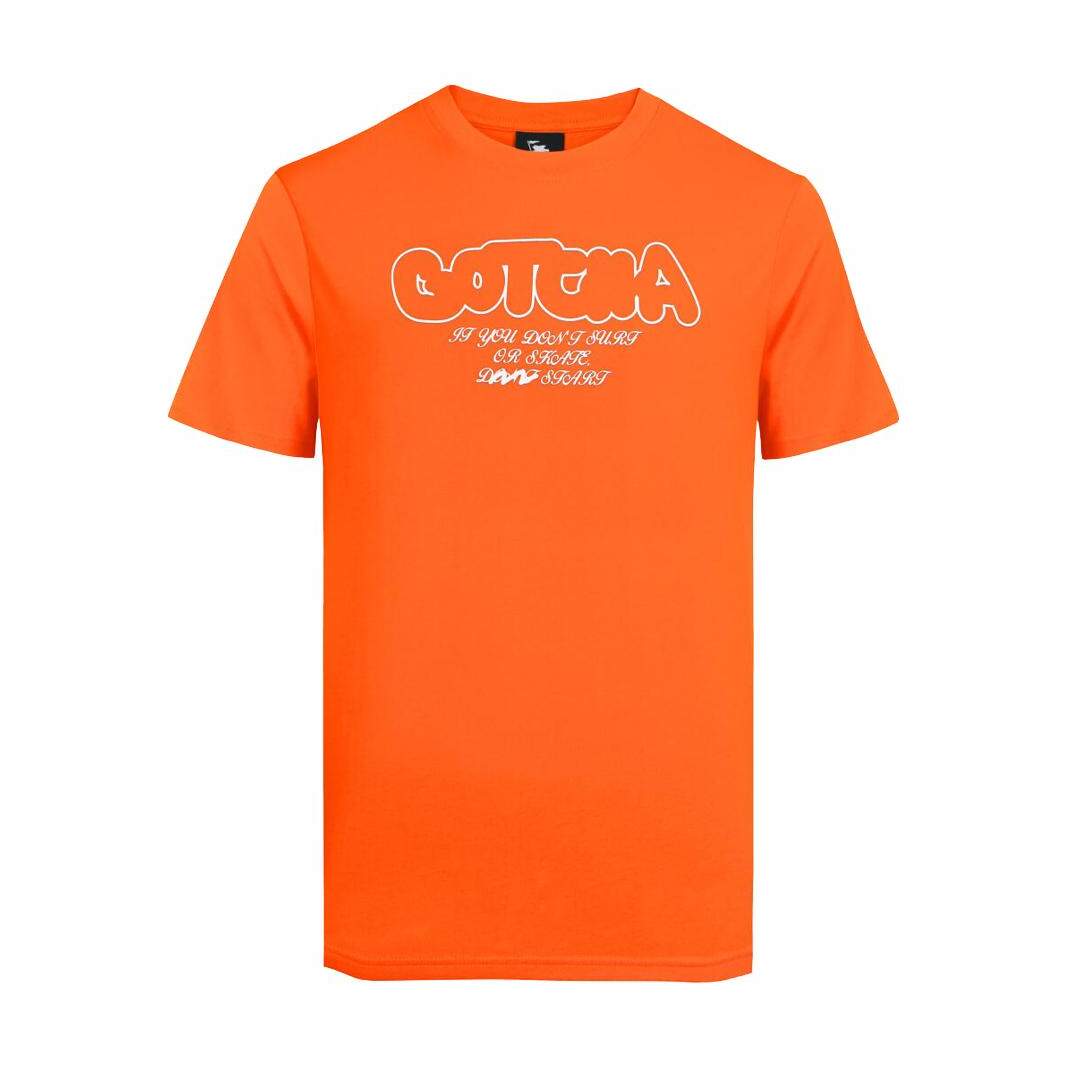 T-shirt Orange Homme Gotcha Shifty - 3XL-1