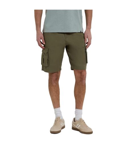 Mens Haze Organic Cargo Shorts Green Animal