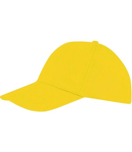 Casquette de baseball buzz unisexe jaune SOLS