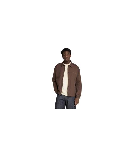 Mens Coach Overshirt Chocolate Brown Timberland
