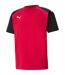 Mens Teampacer Colour Block T-shirt Red Black White Puma-1