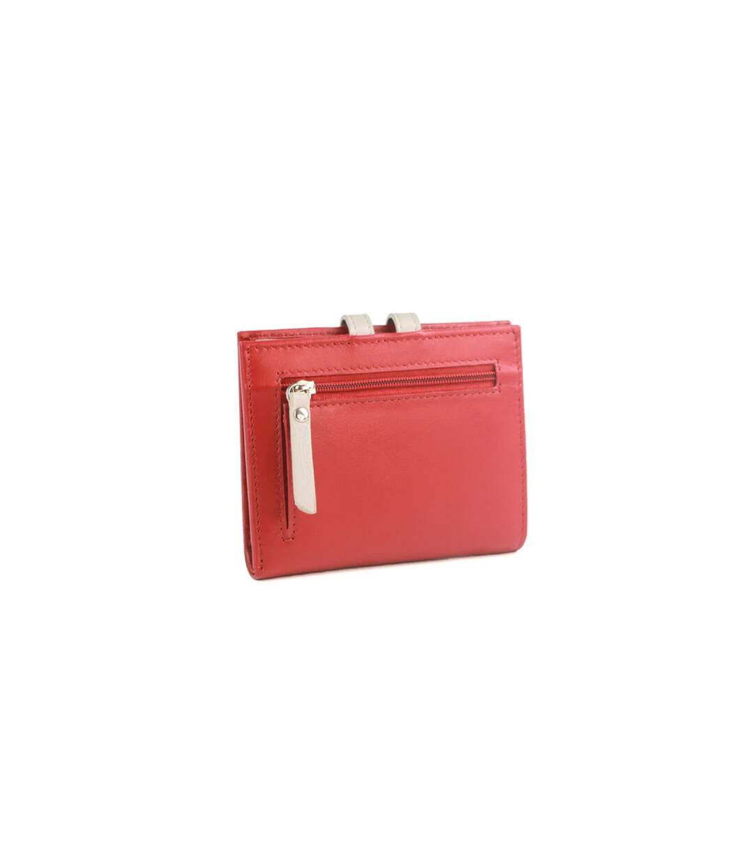 Porte-monnaie cassie taille unique rouge / blanc cassé Eastern Counties Leather Eastern Counties Leather