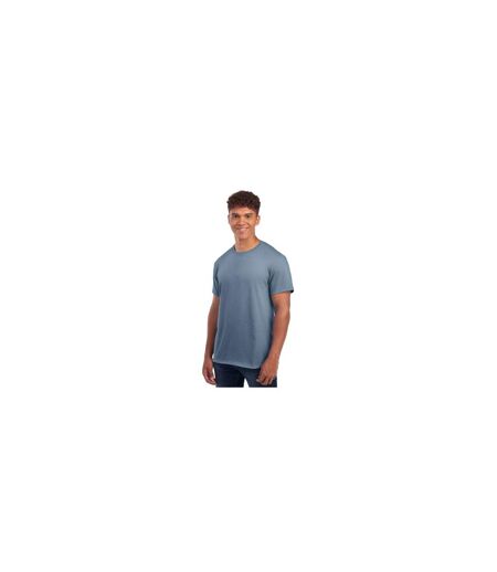 Mens Essential Cotton T-shirt Mineral Blue Jerzees