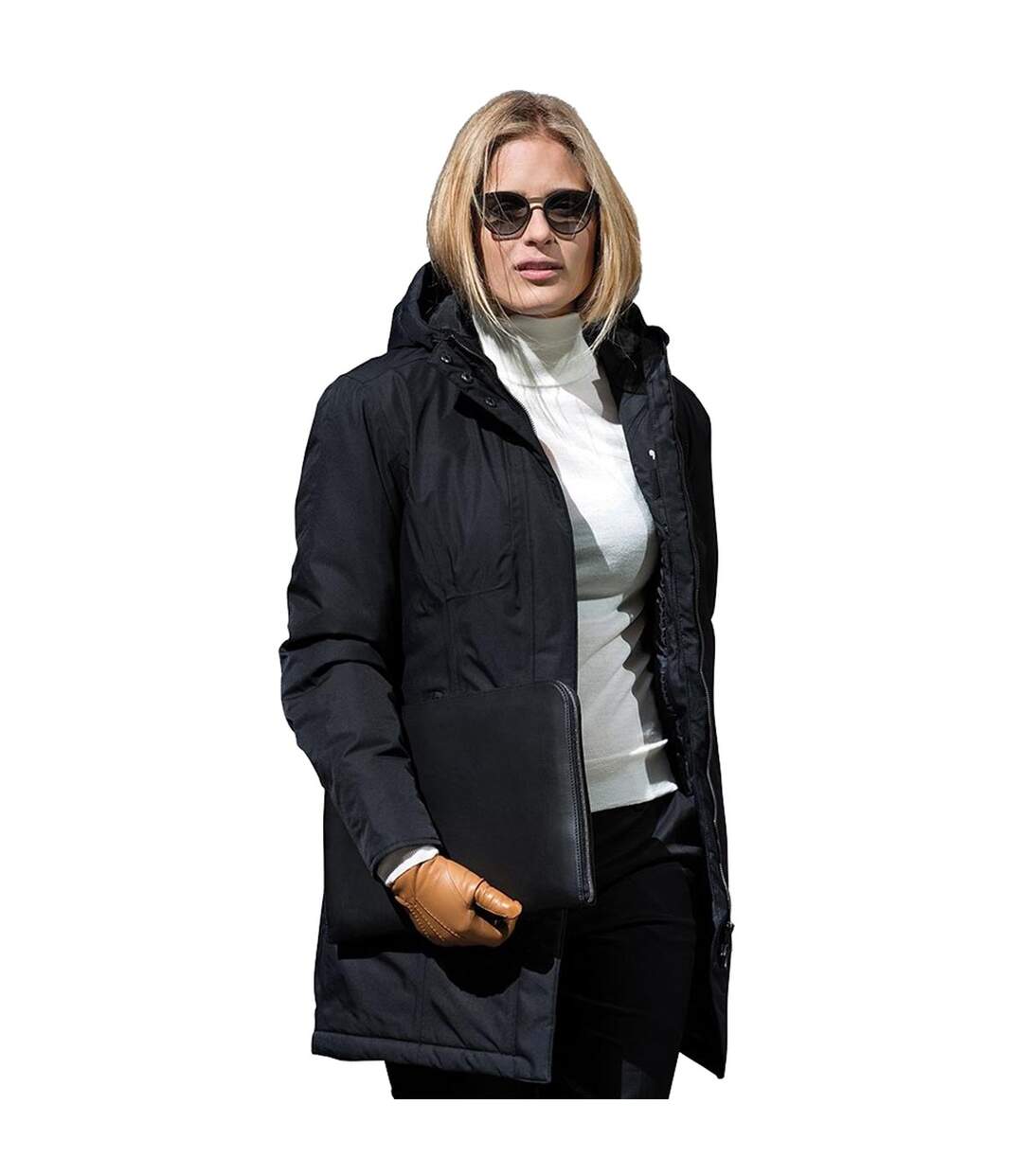 Womens/ladies mapleton urban tech parka black Nimbus-2