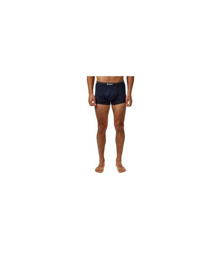 Pack Of 2  Mens Logo Boxer Shorts  Navy Blue Boss