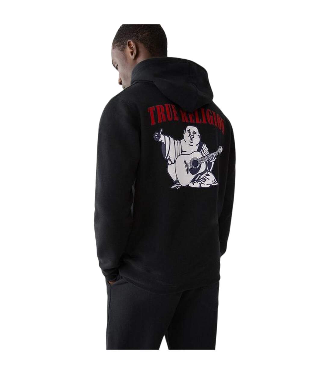 Sweat À Capuche Homme Noir True Religion-3