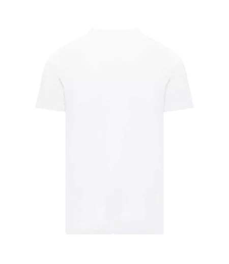 T-shirt Motif/style Logo Industry Denim Division Adulte Blanc Diesel