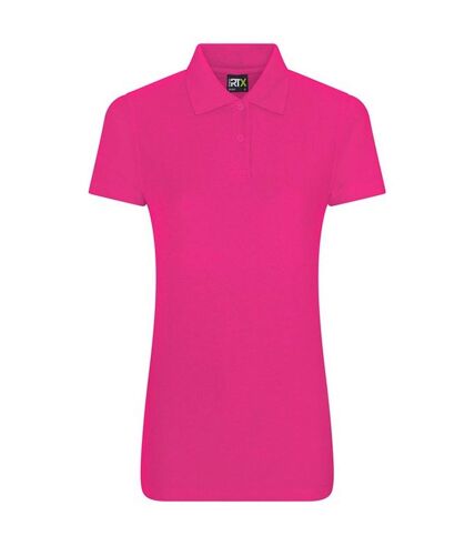 PRO RTX Womens/Ladies Polo Shirt (Fuchsia)