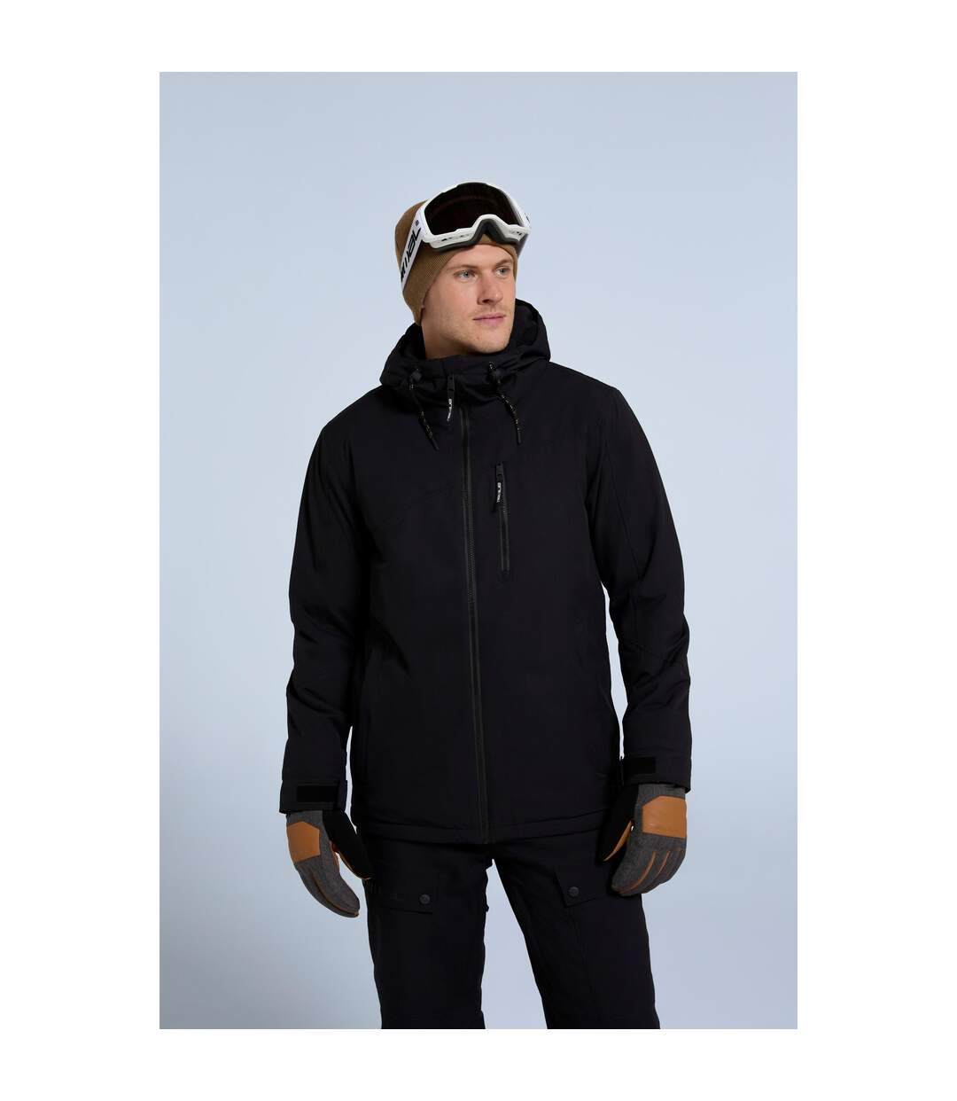 Blouson de ski laxx homme noir vif Animal Animal