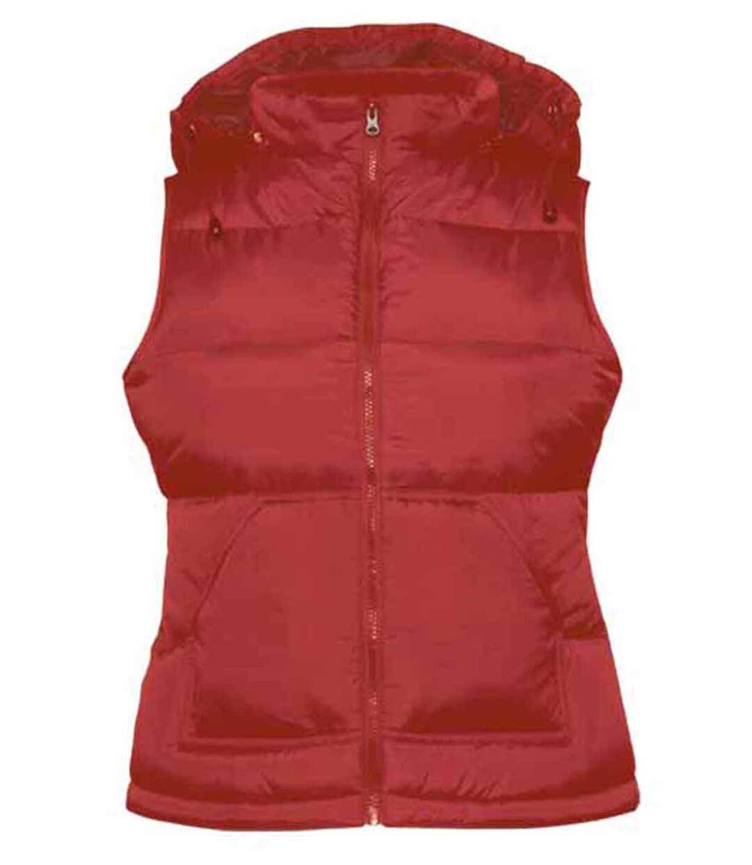 Doudoune femme sans manches - Bodywarmer JW935 - rouge