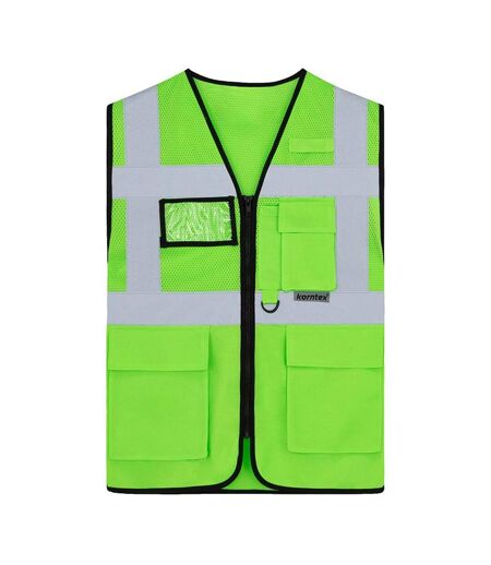 Gilet Haute Visibilité Athens Adulte Vert Citron Korntex