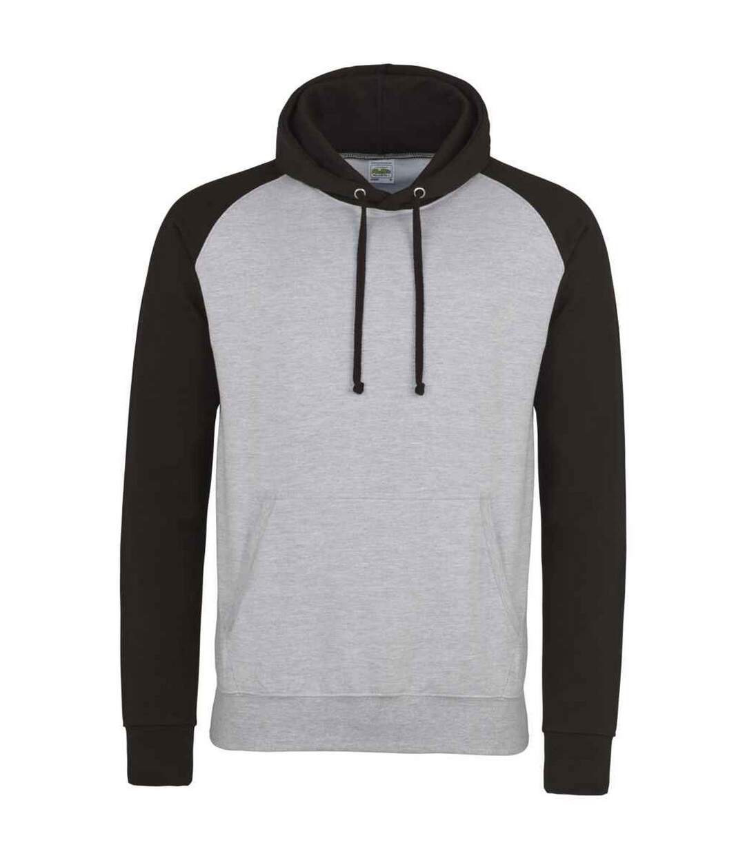 Sweat à capuche homme gris chiné Awdis