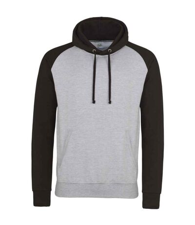 Sweat à capuche homme gris chiné Awdis Awdis