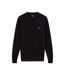 Mens Embroidered Logo Sweatshirt Jet Black Lyle & Scott-1