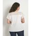 T-shirt col V plumetis manches courtes-2