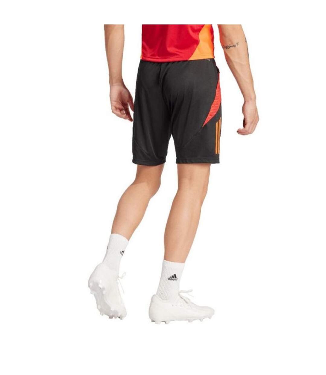 Short Entraînement Tiro Competition Homme Noir Rouge Adidas-3