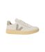 Womens/ladies V Leather Court Trainers White Grey Veja-1