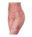 Womens/ladies Studio Lux Hr 2.0 Safari Skinny Leggings Calypso Coral Reebok-4