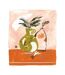 Rose Jocham Olive & Rust Floral Vase Paper Print (Olive/Rust) (40cm x 30cm) - UTPM6722