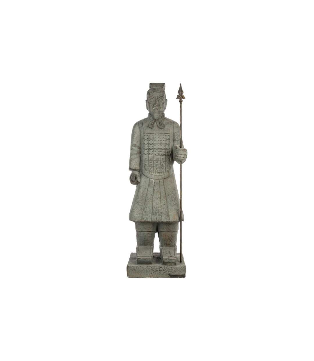 Statue Déco Samouraï 119cm Gris-2