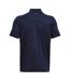 Polo Performance Homme Bleu Foncé Under Armour-3