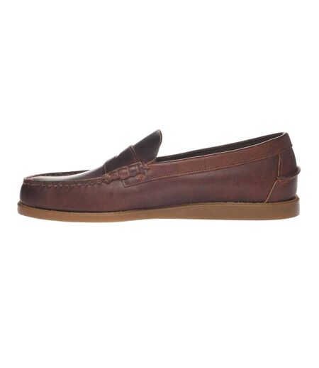 Mocassins Motif/style Dauphin Homme Marron Foncé Sebago