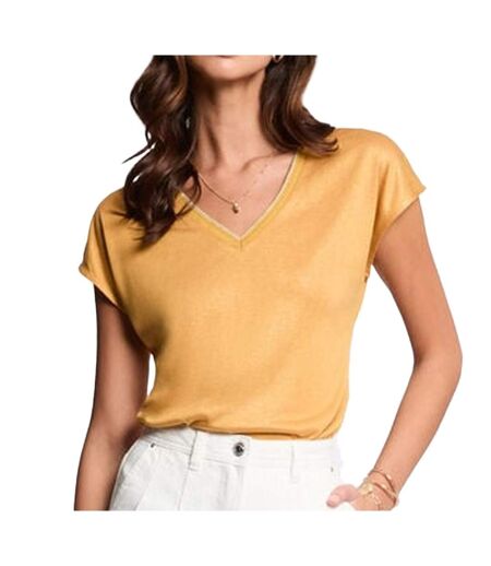 T-shirt jaune femme morgan fantaisie 241 daga - m