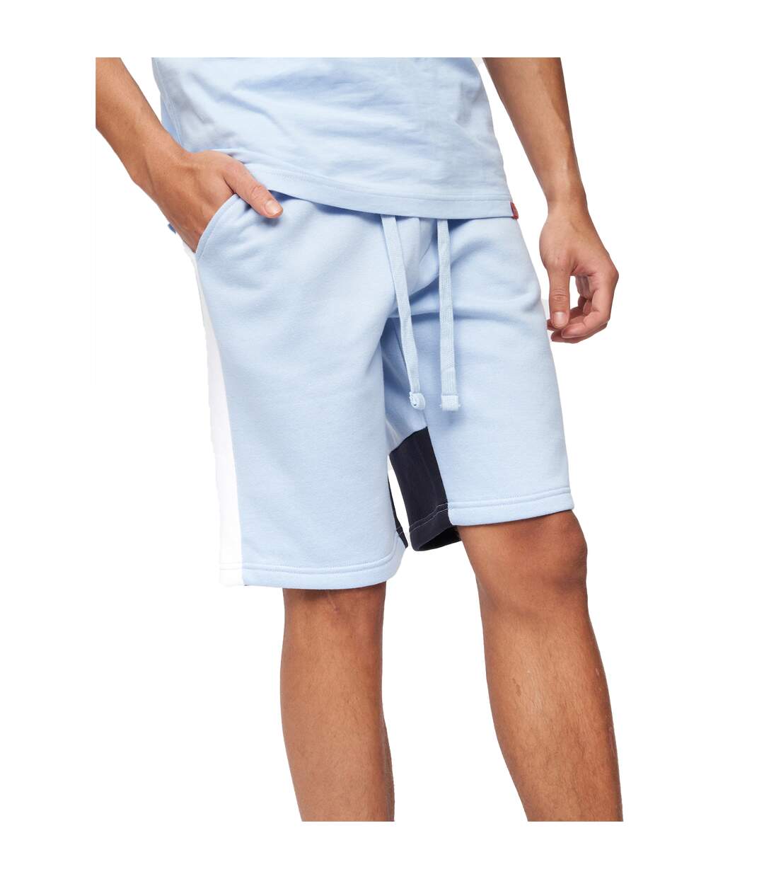 Short compounds homme bleu marine / bleu clair Crosshatch-1