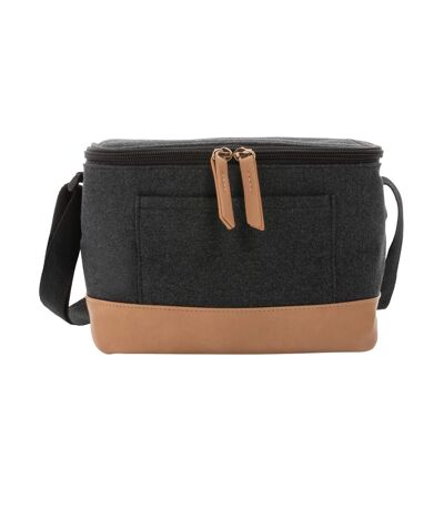 6l recycled canvas cooler bag one size black XD Collection