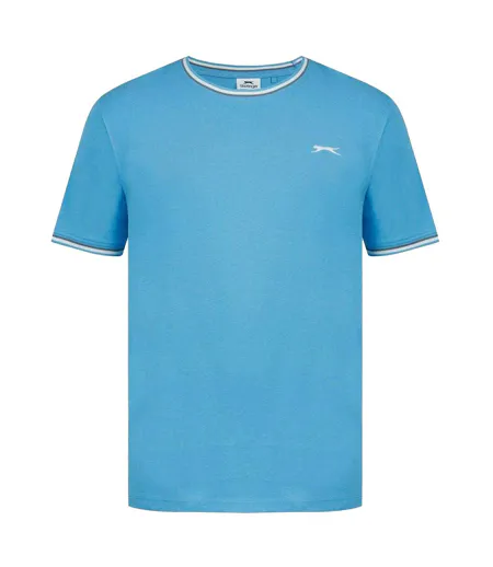 Mens Cotton T-shirt Bright Blue Slazenger