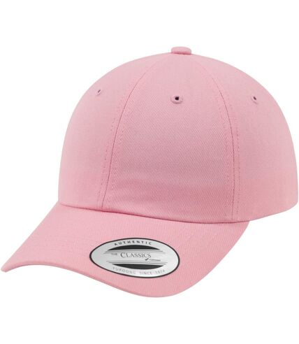 Yupoong Flexfit 6-panel Baseball Cap With Buckle (Pink) - UTRW5390