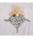 Ensemble balle sensorielle + doudou hochet polyester collection DUO BOH'AIME 2 pièces Lion-3