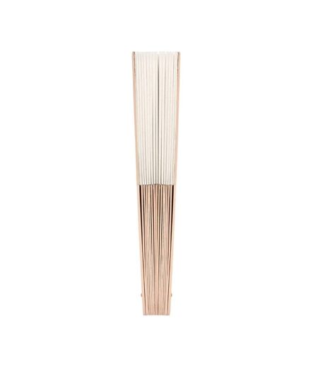 Fanny Wood Wood Handheld Fan One Size Beige MidOcean