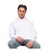Unisex adult premium combed cotton tall oversized hoodie white Casual Classics-3